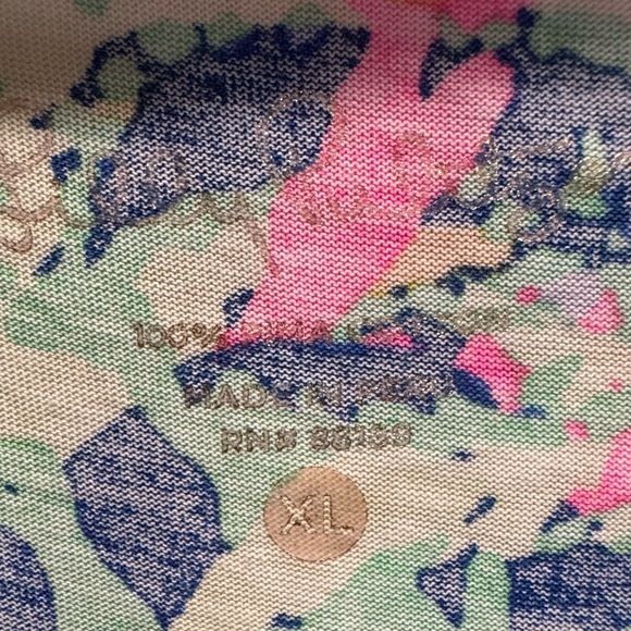 Lilly Pulitzer Erin Dress in Indigo All A Glow Sz XL - Picture 9 of 13